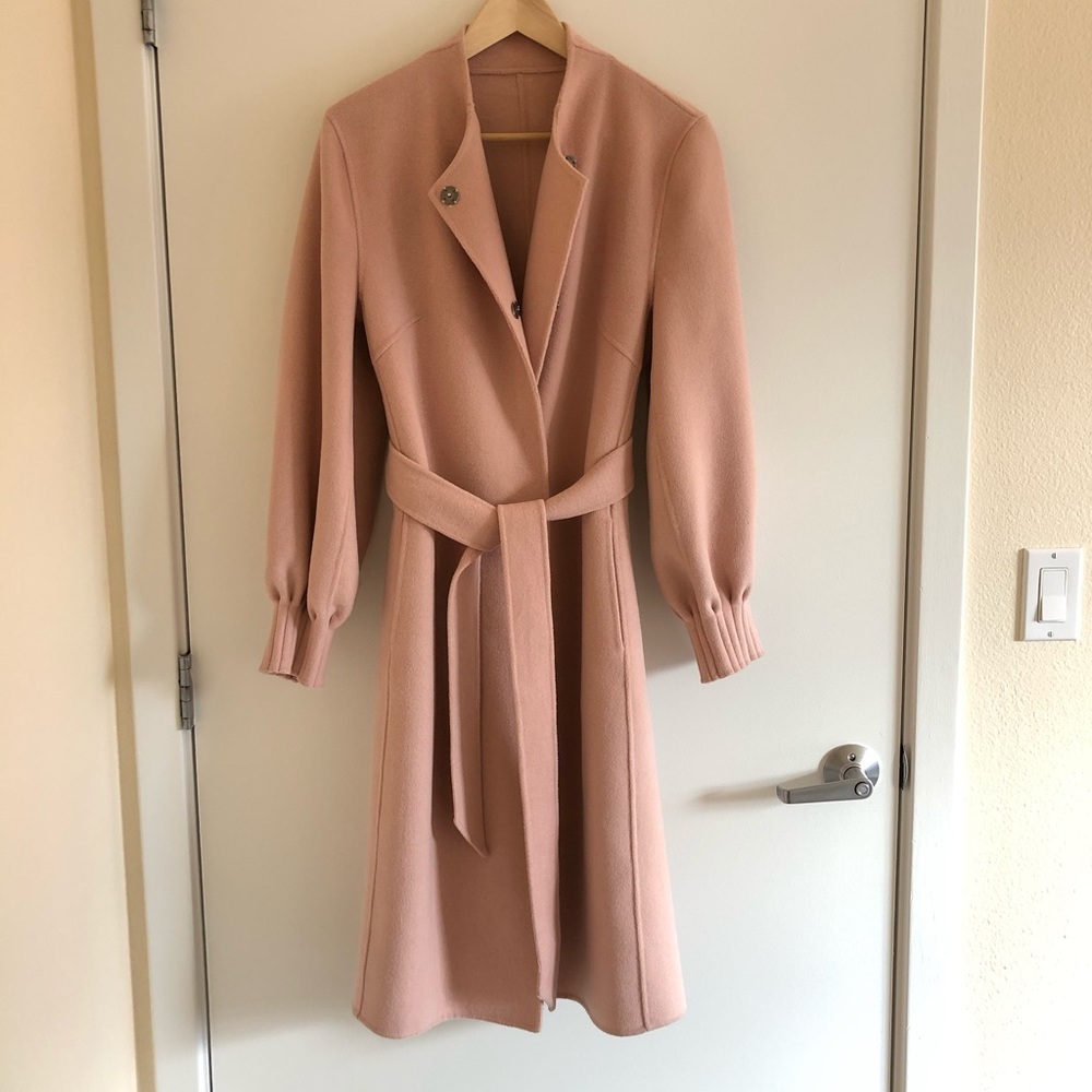 🔥SOLD🔥Joie NWT Pink Double Face Wool Blend Coat - Picture 1 of 8